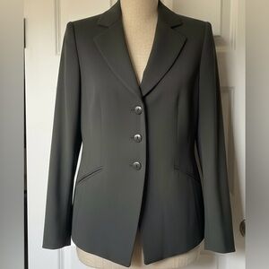 Armani Collezioni Dark Green Blazer – Made in Italy, Size 42 (Fits US 4)